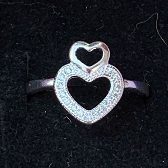 Natural 925 Silver Ring With CZ - Picture 6 of 11